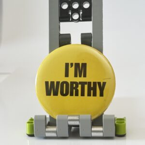 "I'M WORTHY" Pop Pin