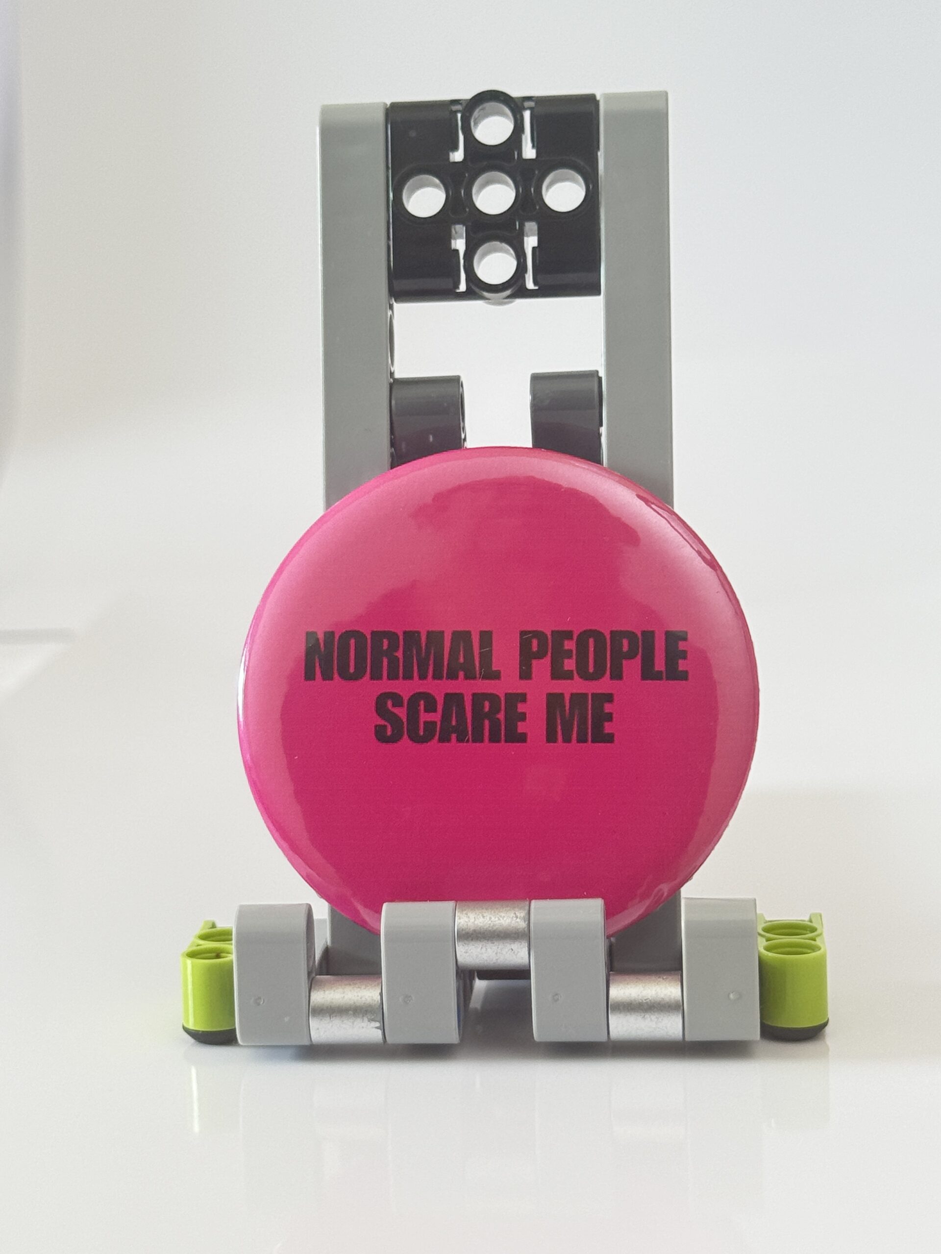 "NORMAL PEOPLE SCARE ME" Pop Pin