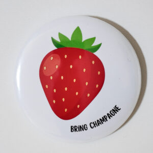 badge bring champagne