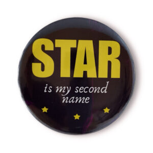 badge pin star is my second name